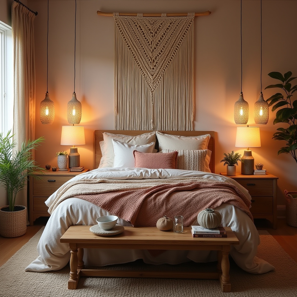 modern bedroom wall decor above bed 18