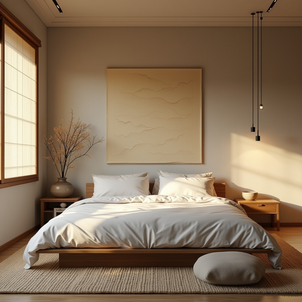 modern bedroom wall decor above bed 21