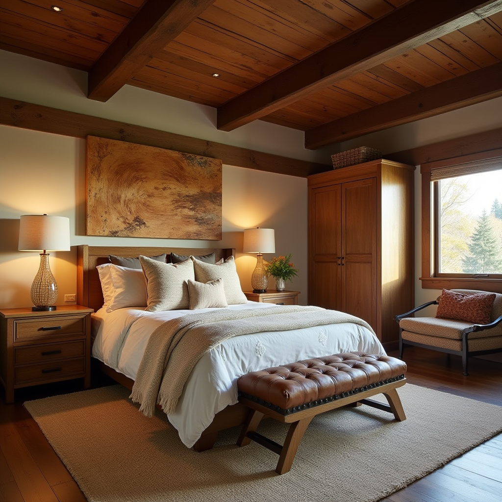 modern bedroom wall decor above bed 36