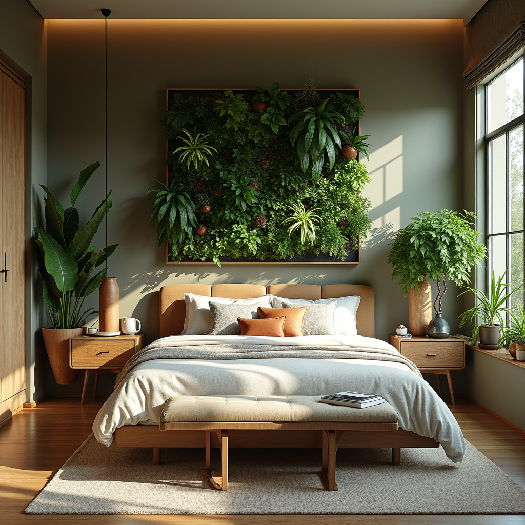 modern bedroom wall decor above bed 8