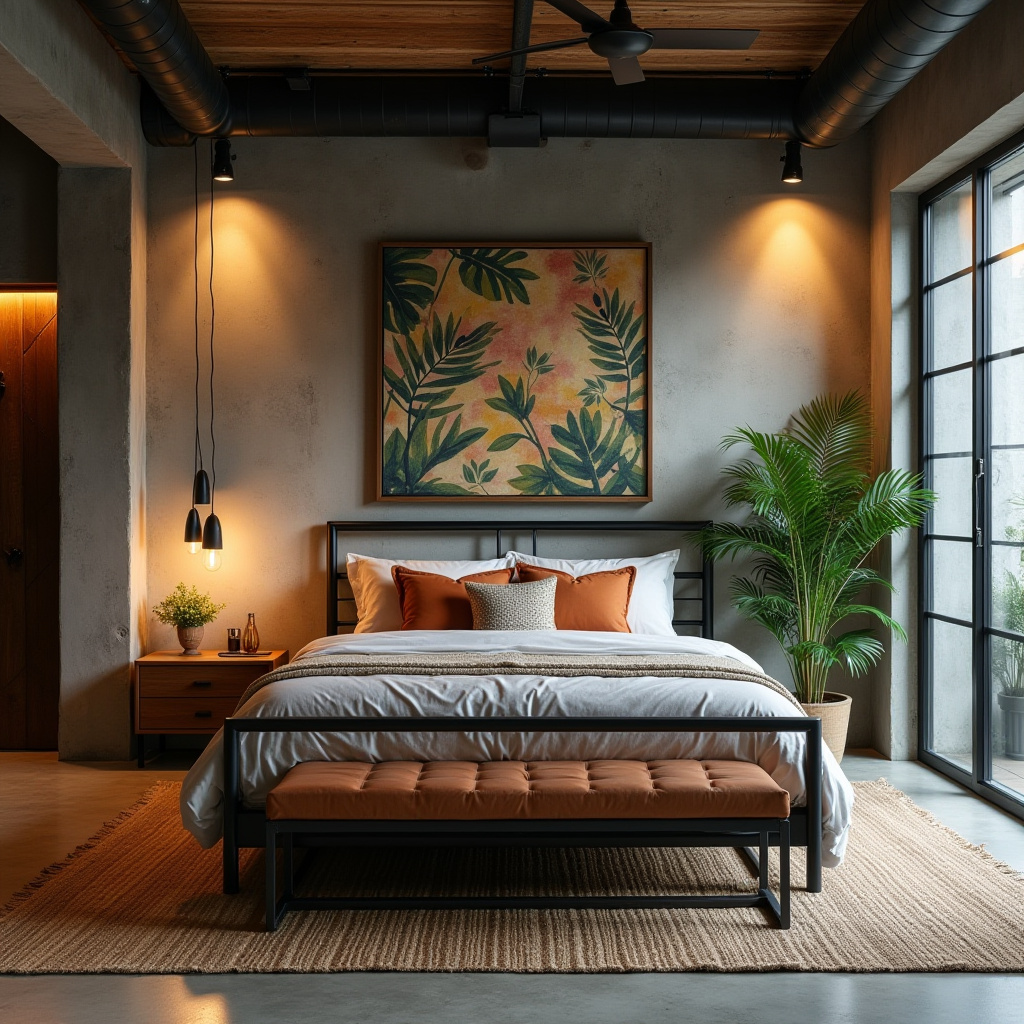 modern boho bedroom 14