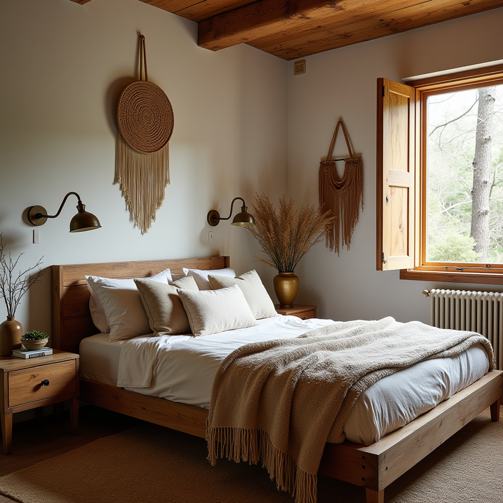 modern boho bedroom 24