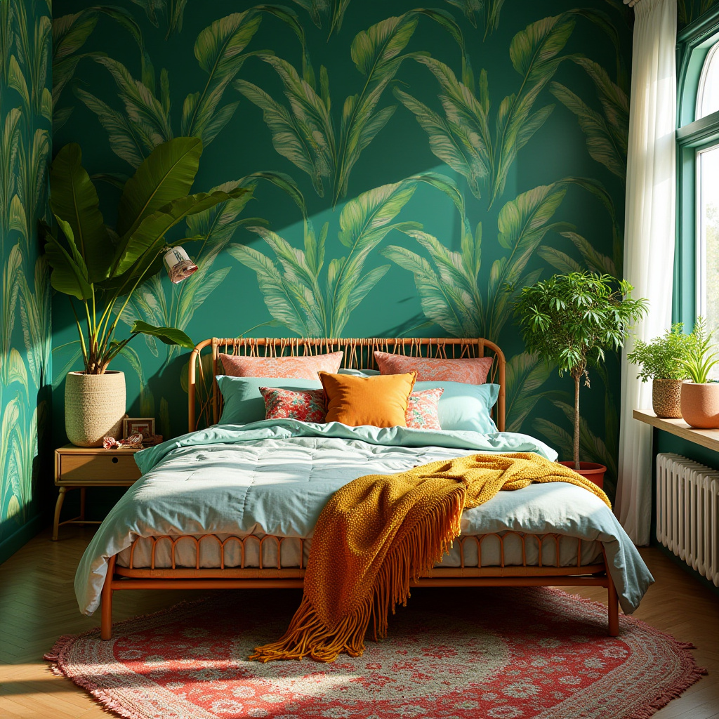 modern boho bedroom 34