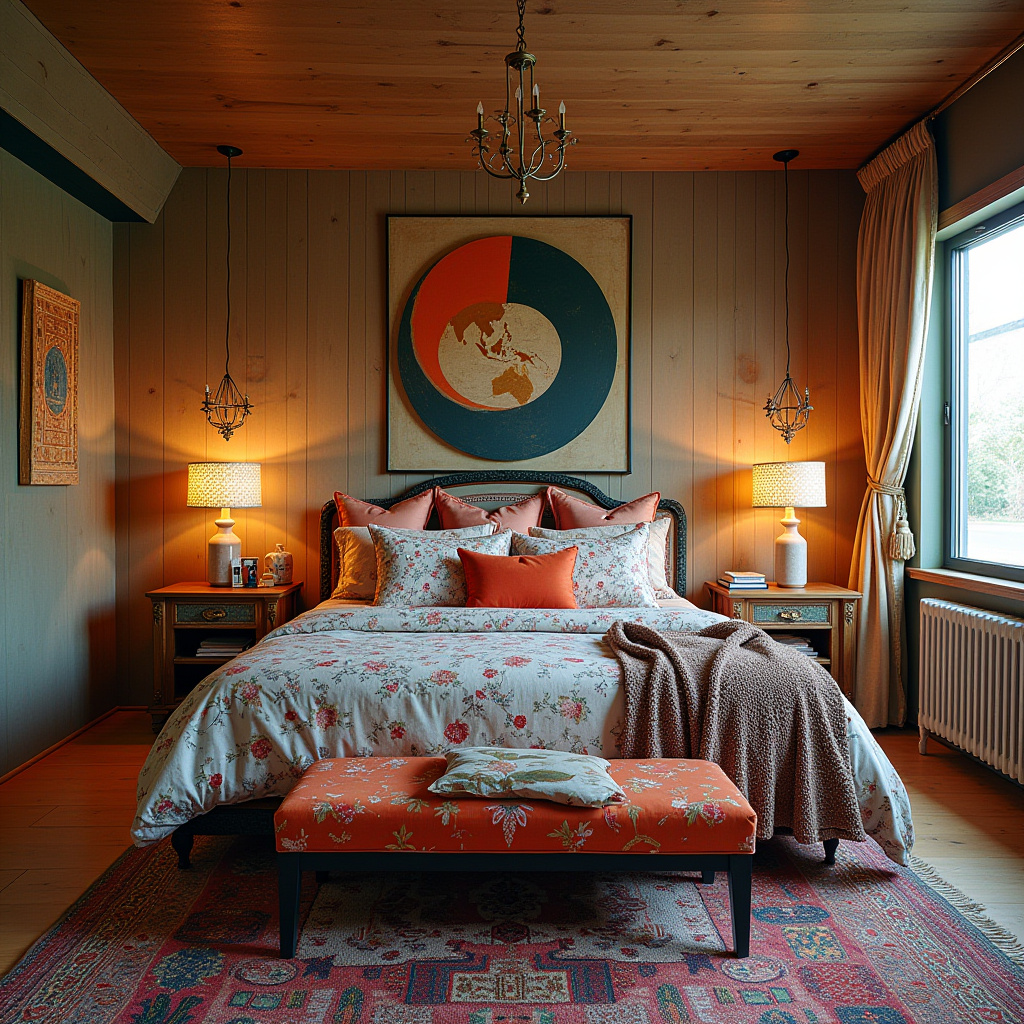 modern boho bedroom 39
