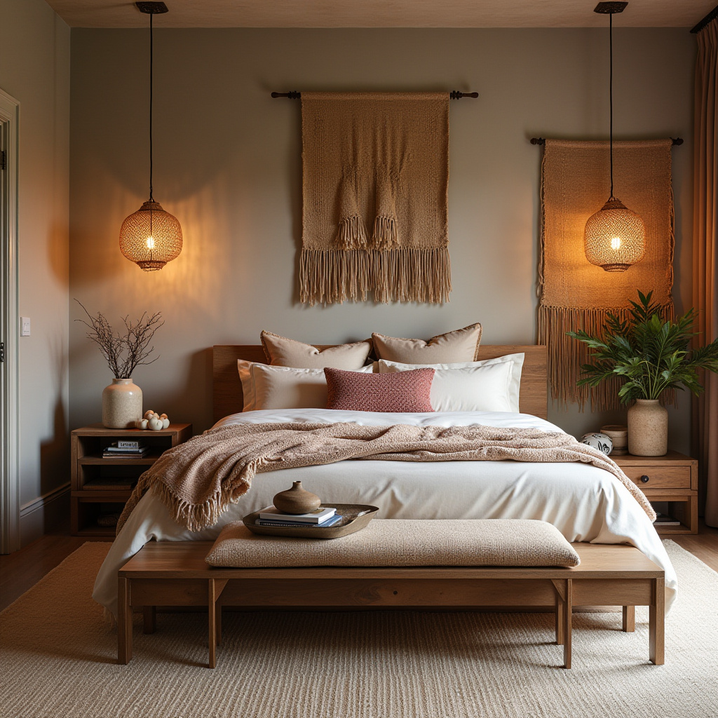 modern boho bedroom 4