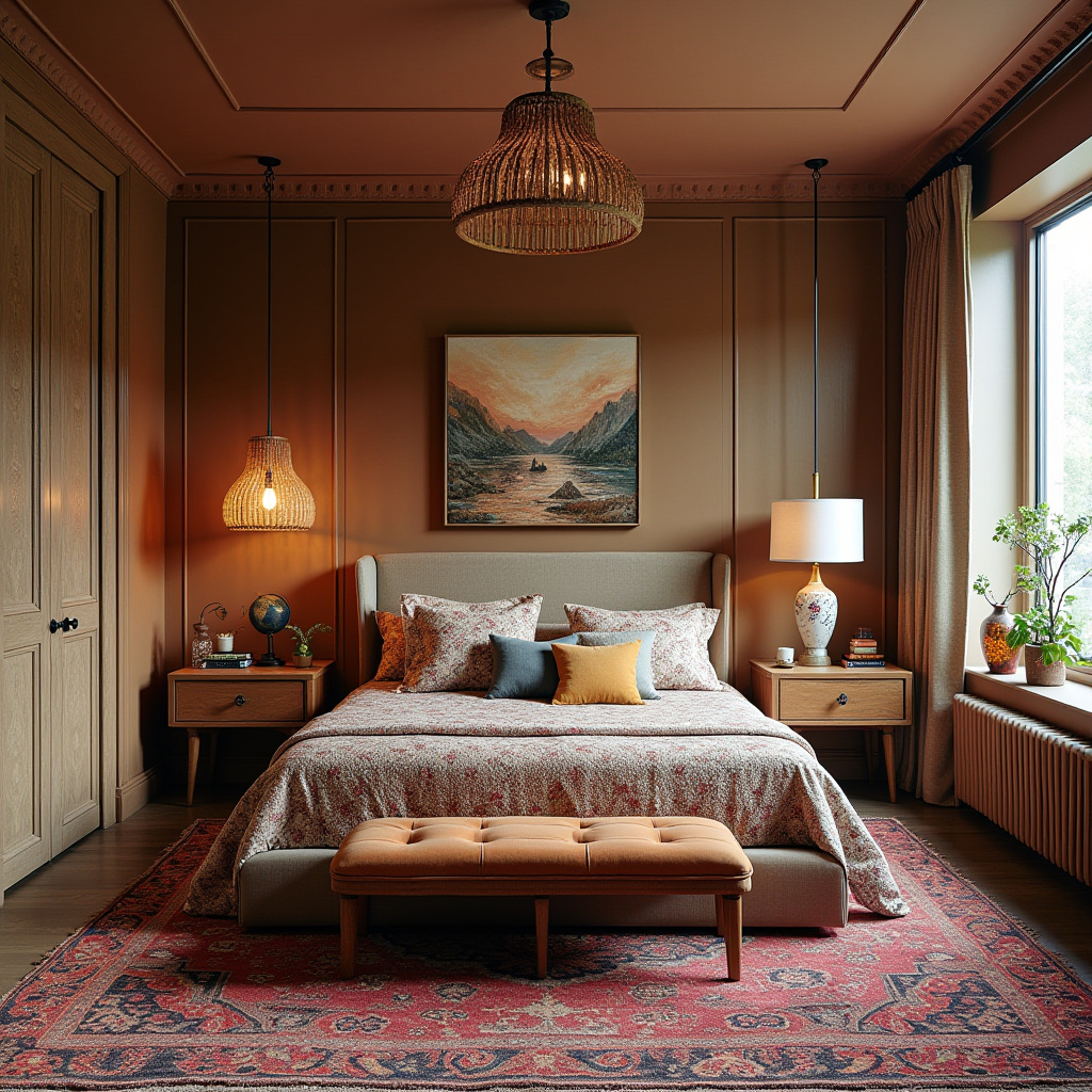 modern boho bedroom 40