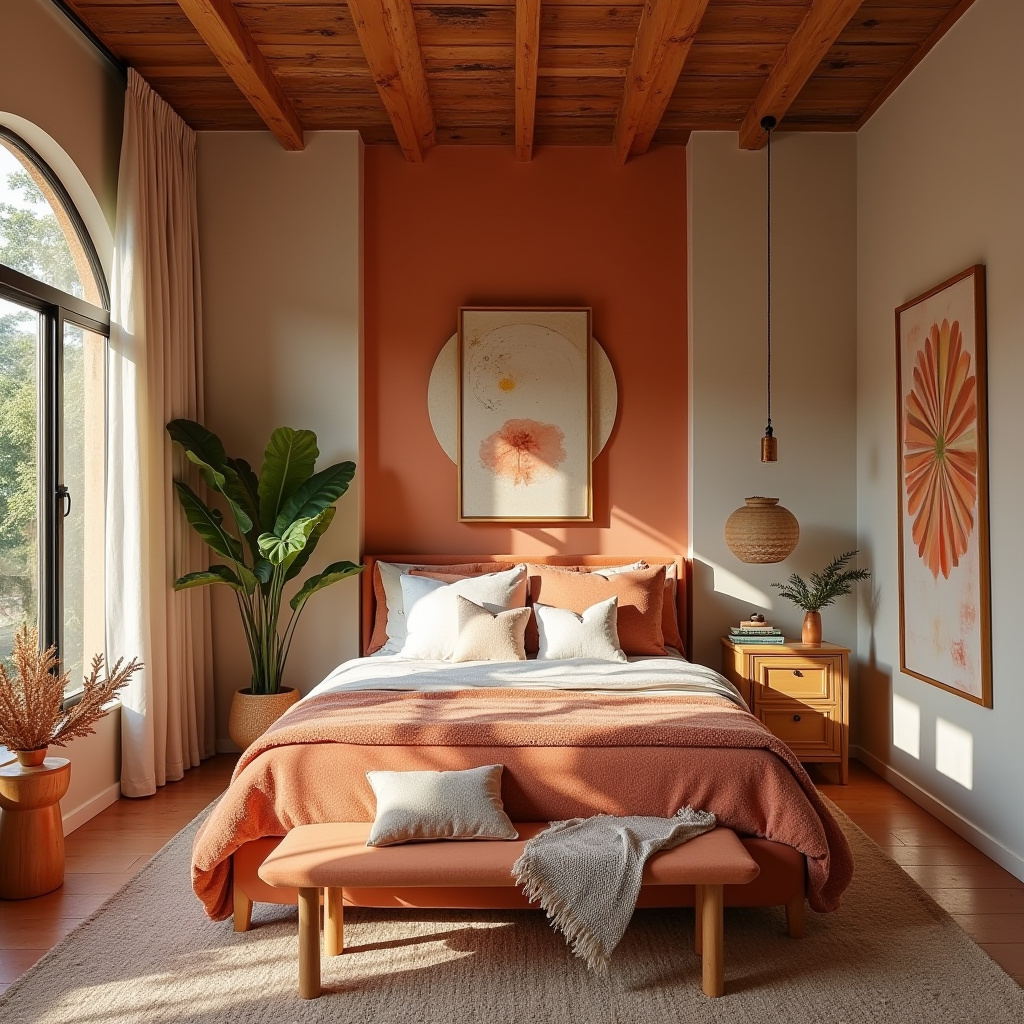 modern boho bedroom 5