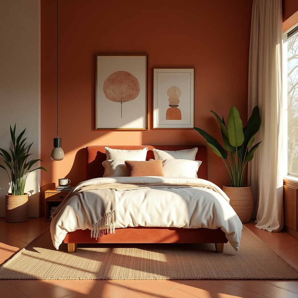 modern boho bedroom 6
