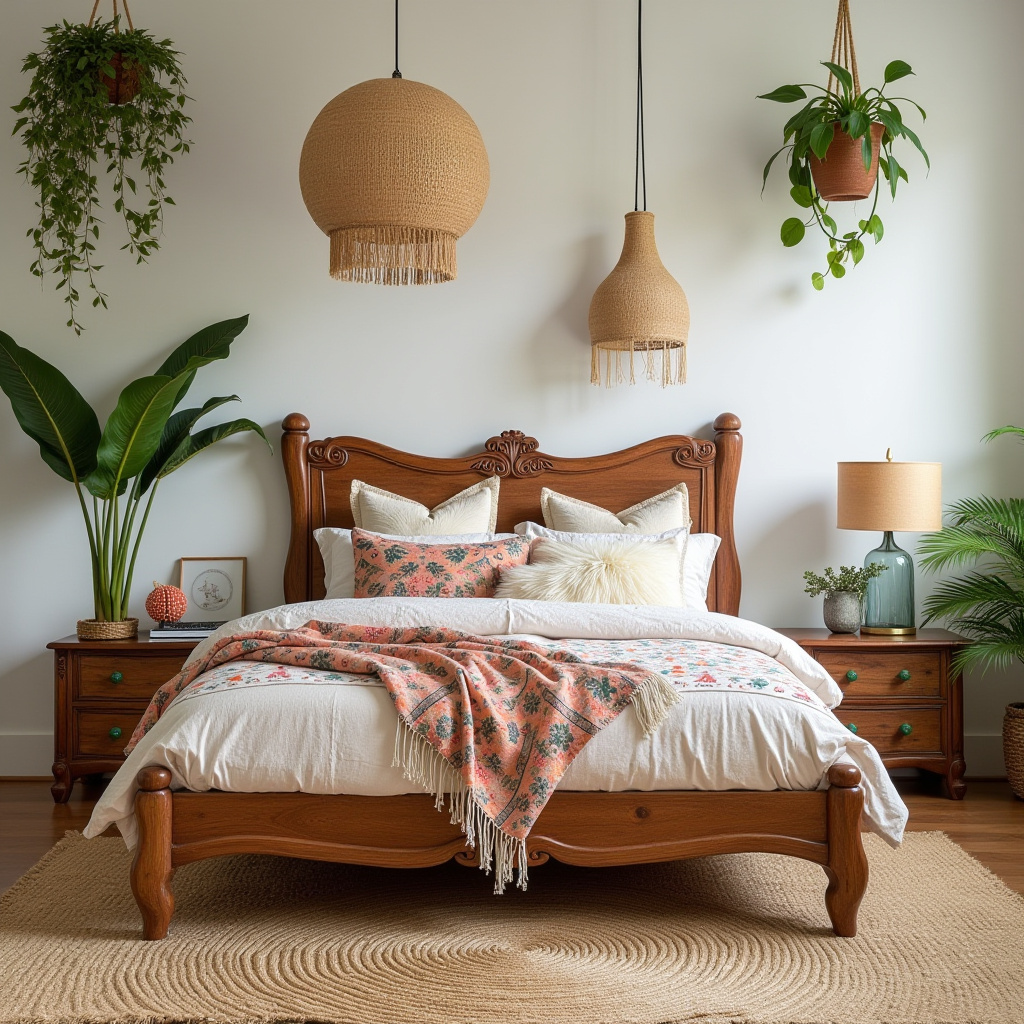 modern boho bedroom 8