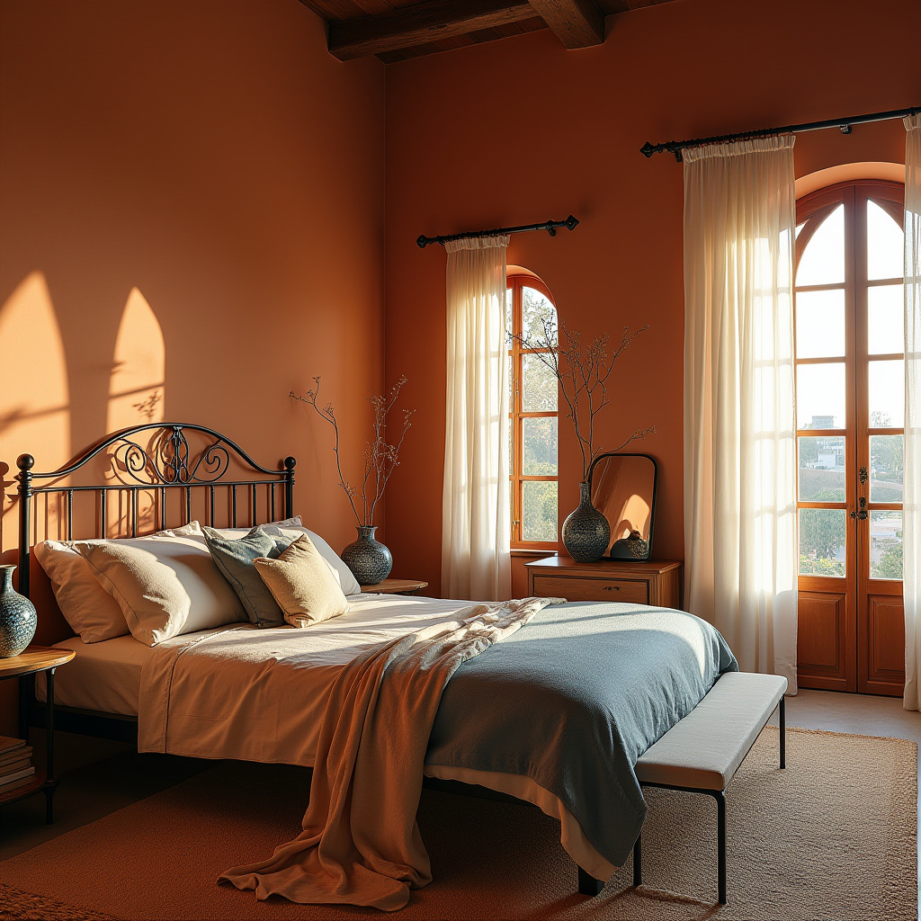 modern boho bedroom 9