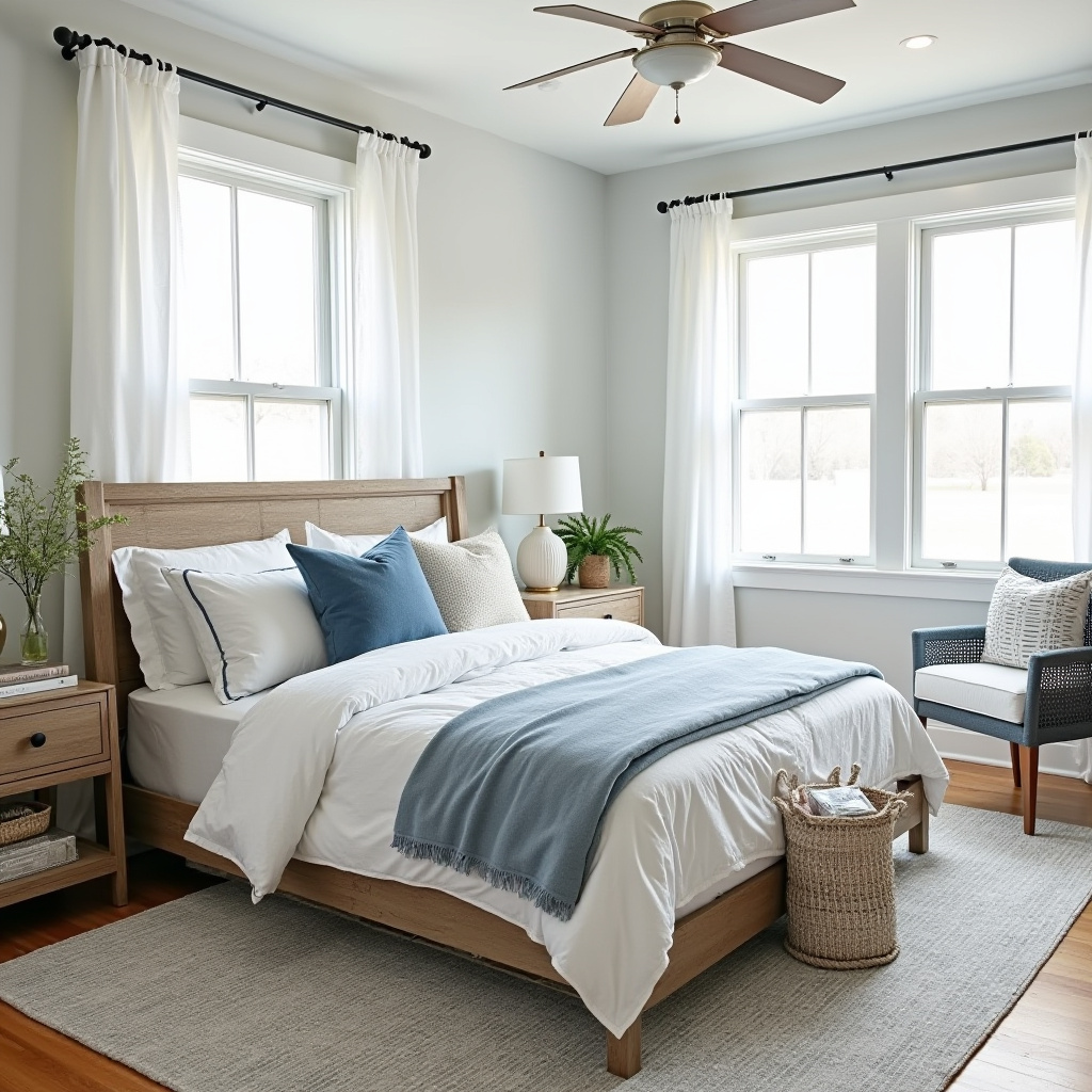 modern cottage bedroom 33