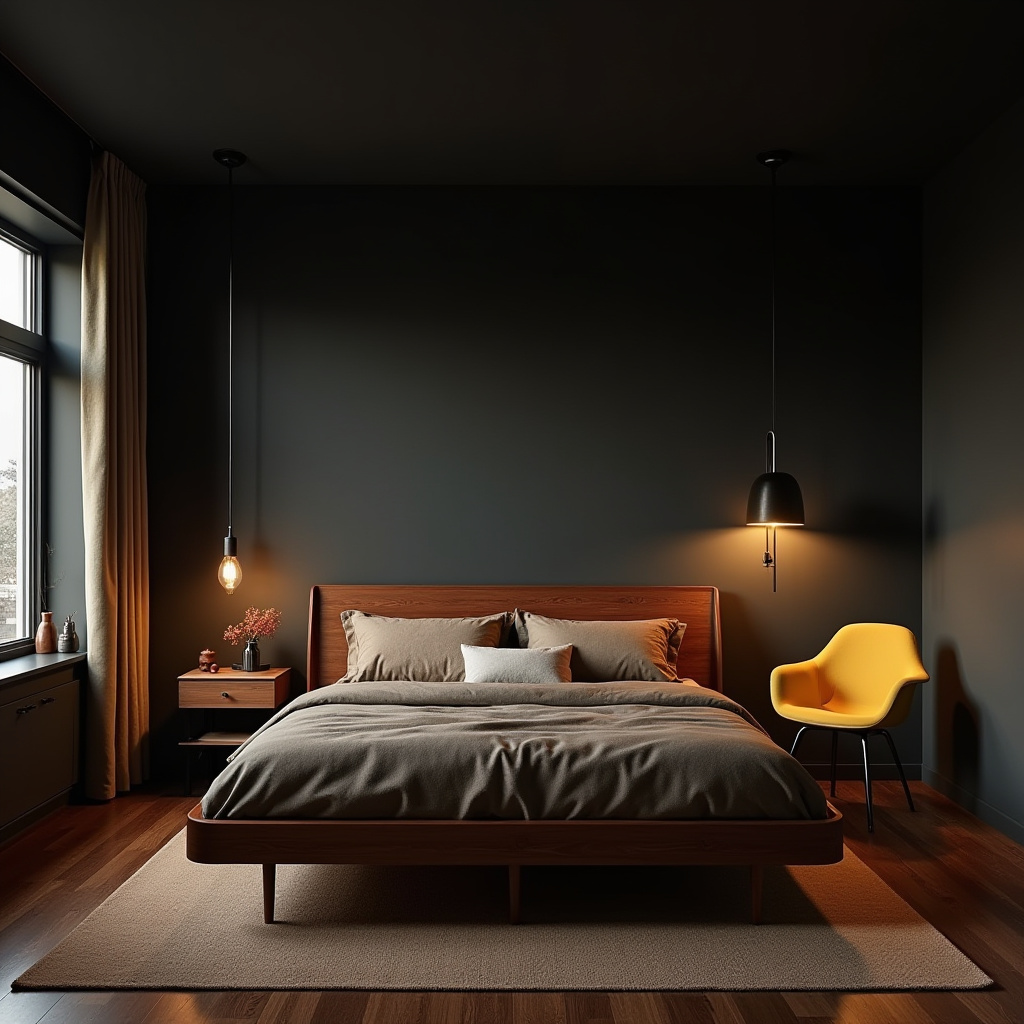 modern dark bedroom 13
