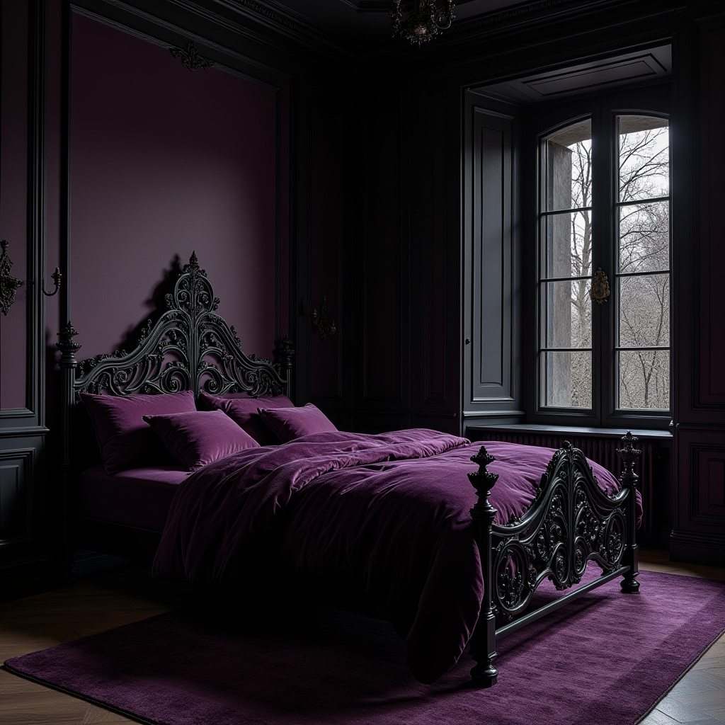 modern dark bedroom 18