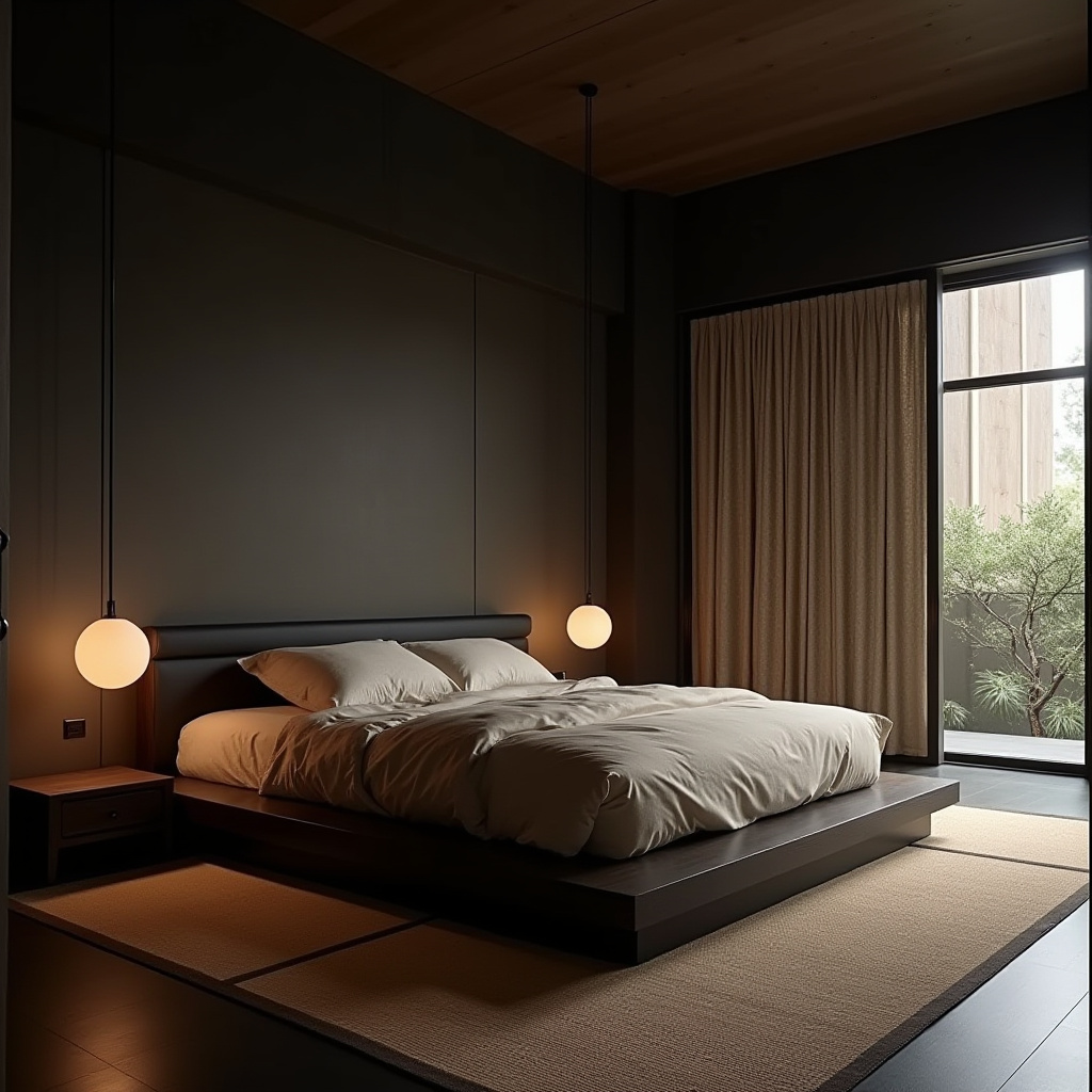 modern dark bedroom 22