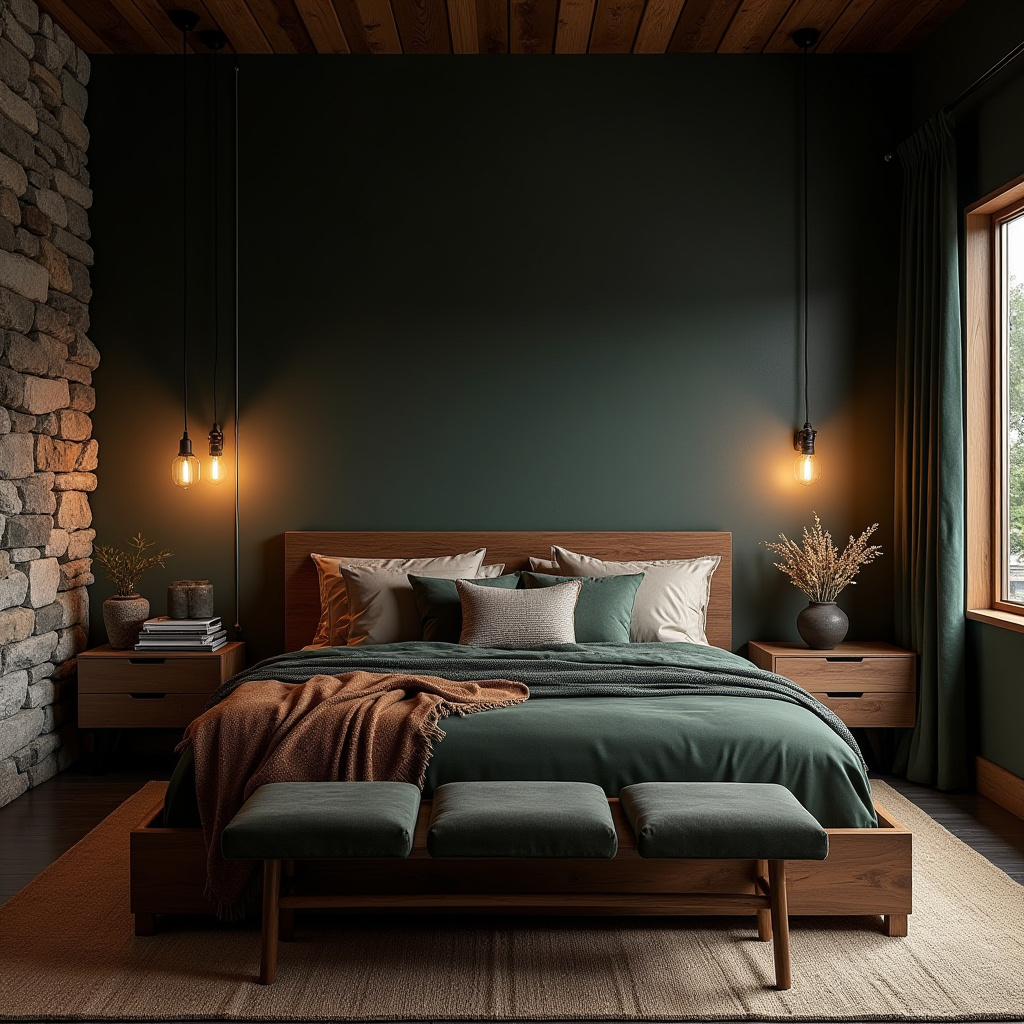 modern dark bedroom 26