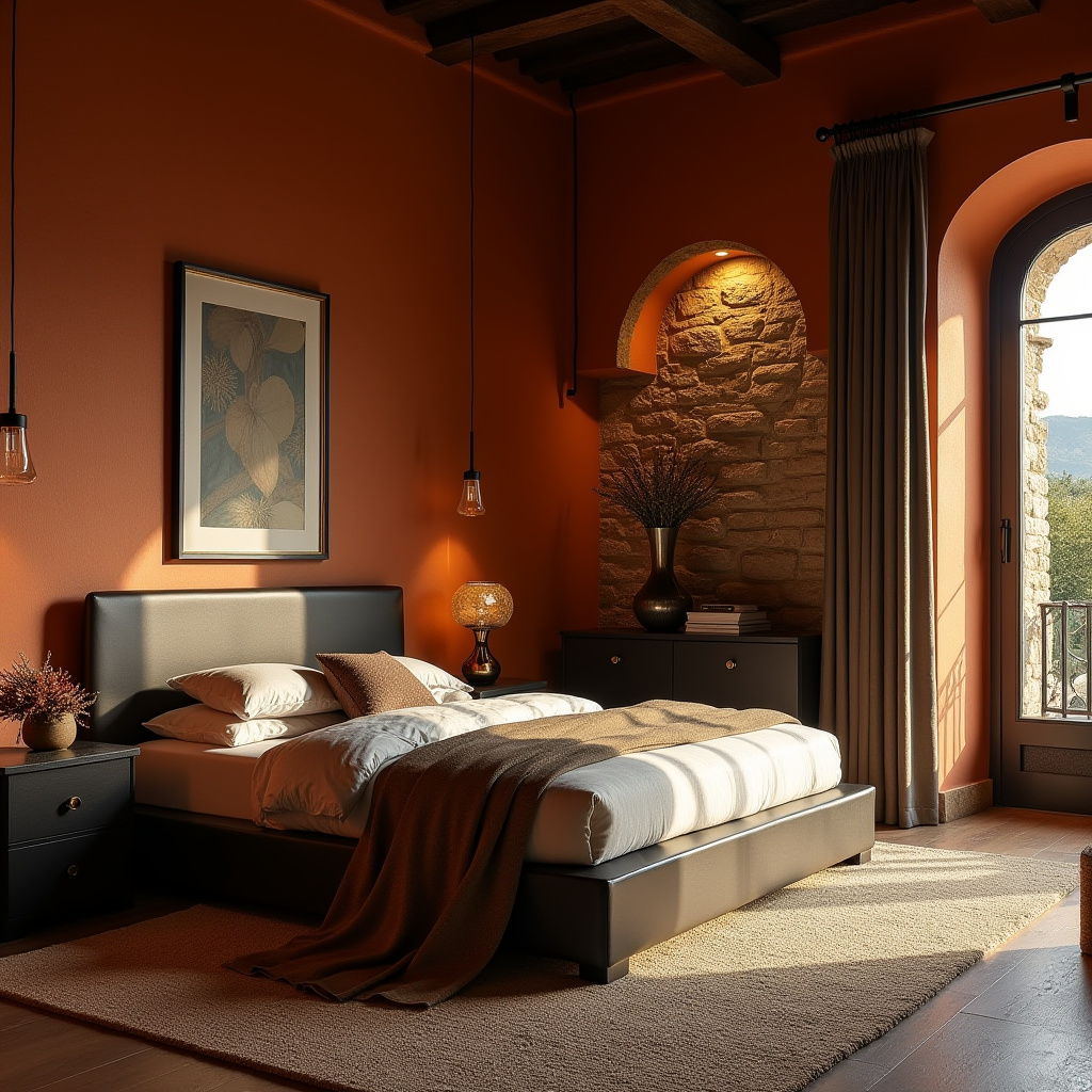 modern dark bedroom 30
