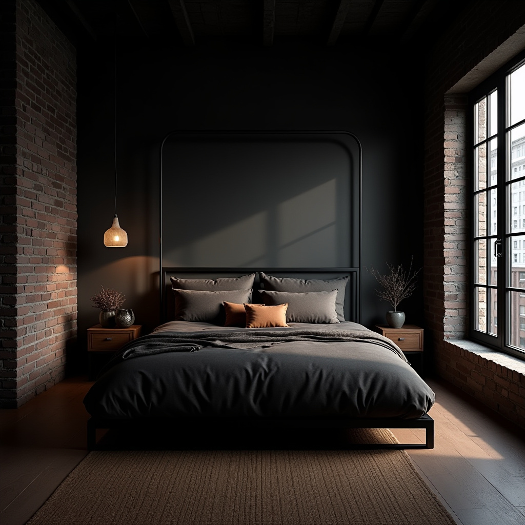 modern dark bedroom 33