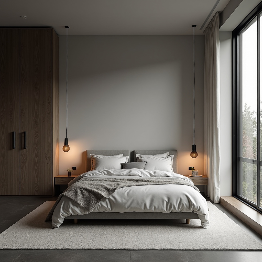 modern dark bedroom 36