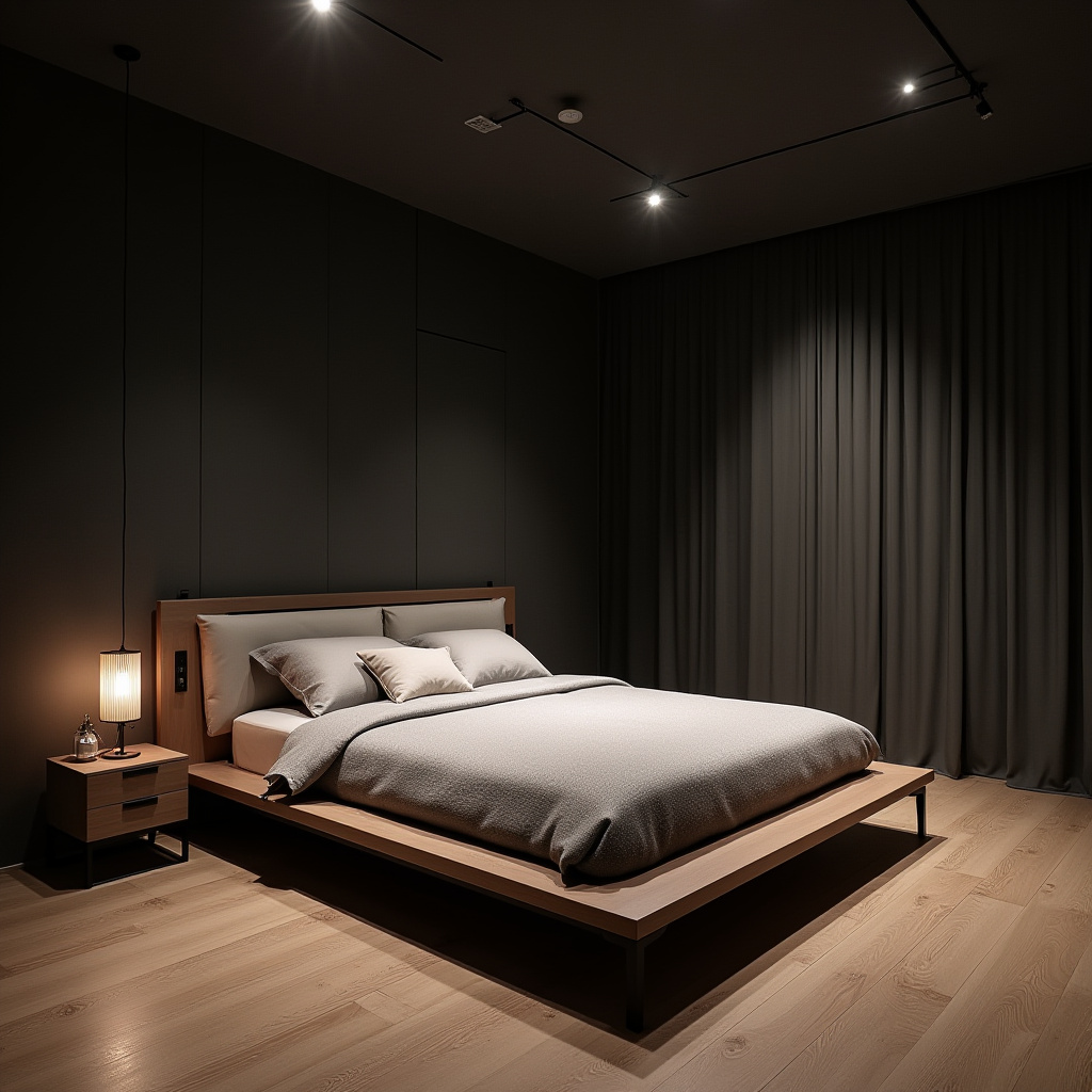 modern dark bedroom 5
