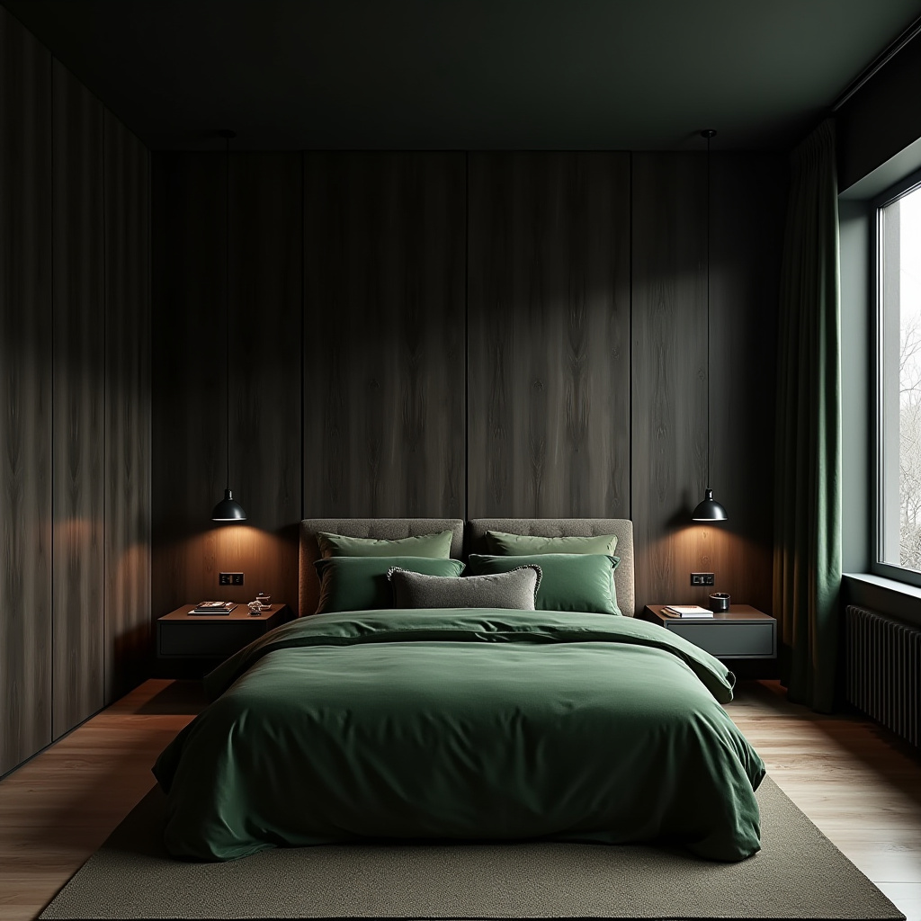 modern dark bedroom 8