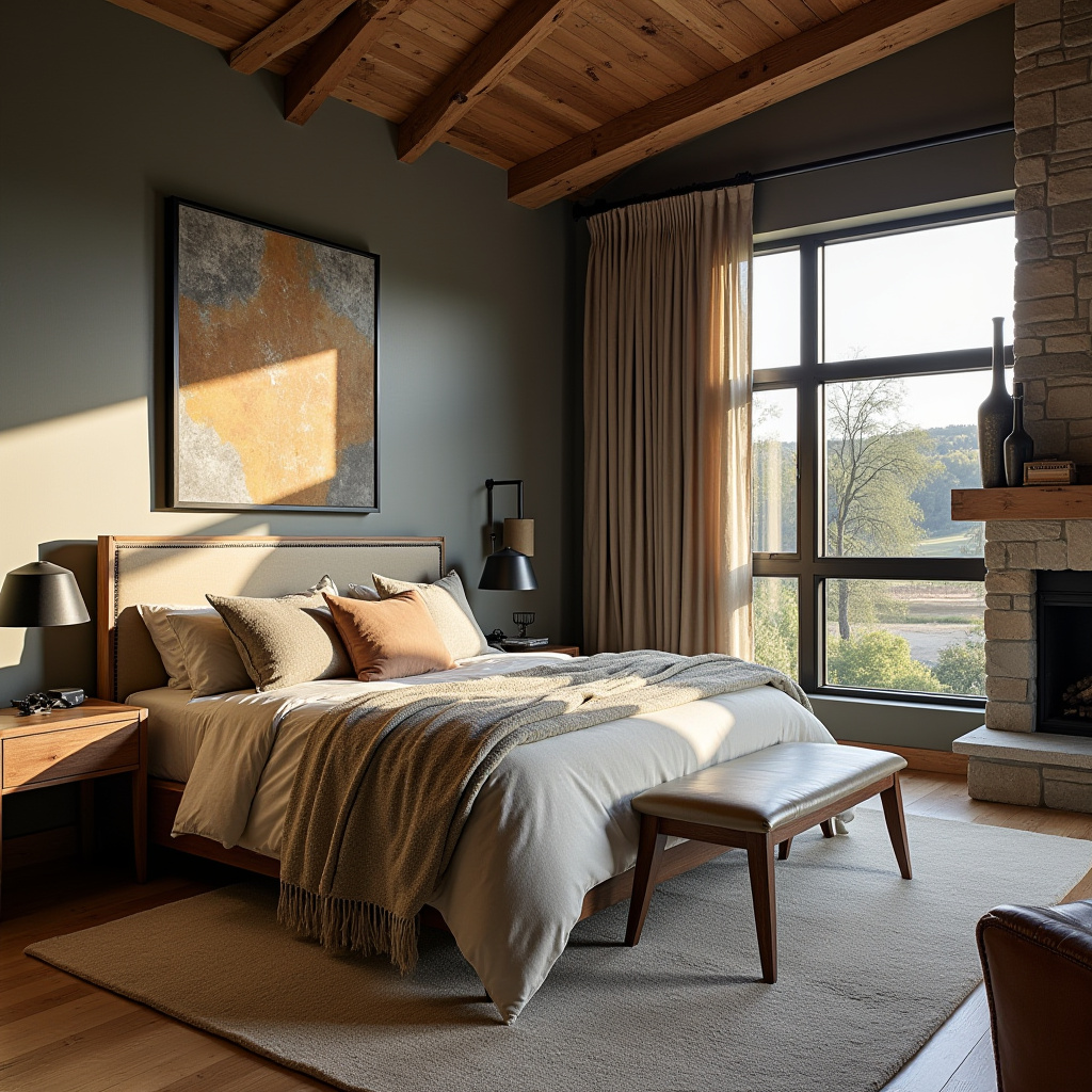 modern gray bedroom 19