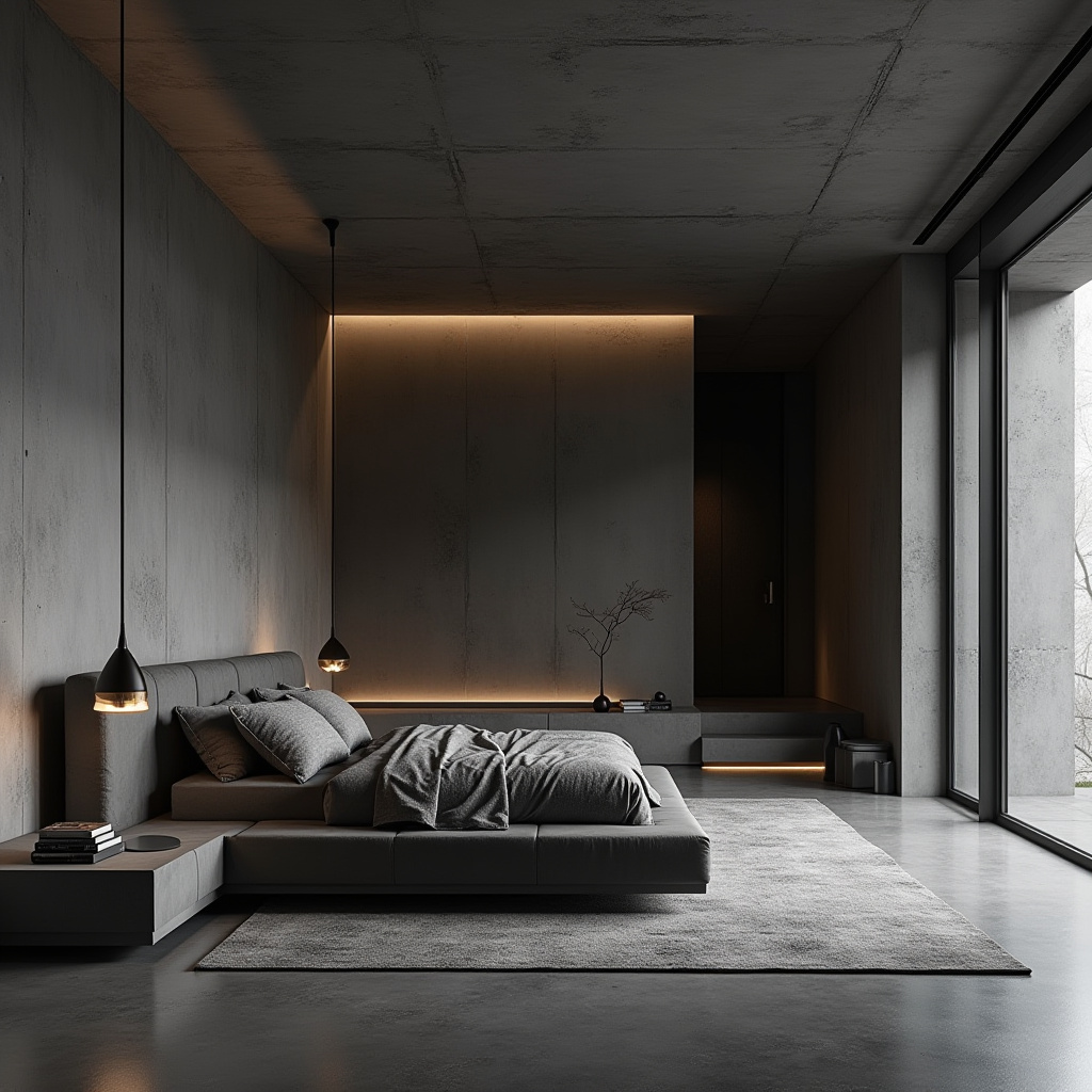modern gray bedroom 35