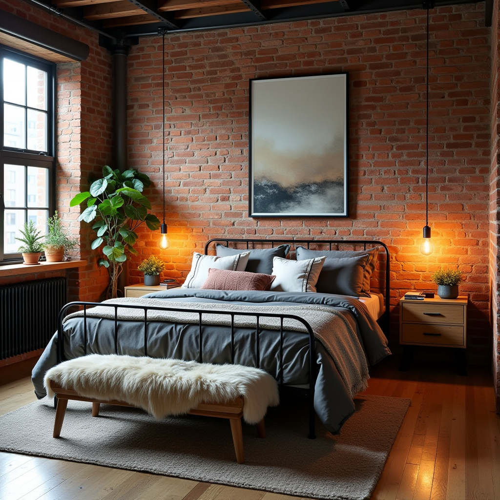 modern house bedroom interior 9
