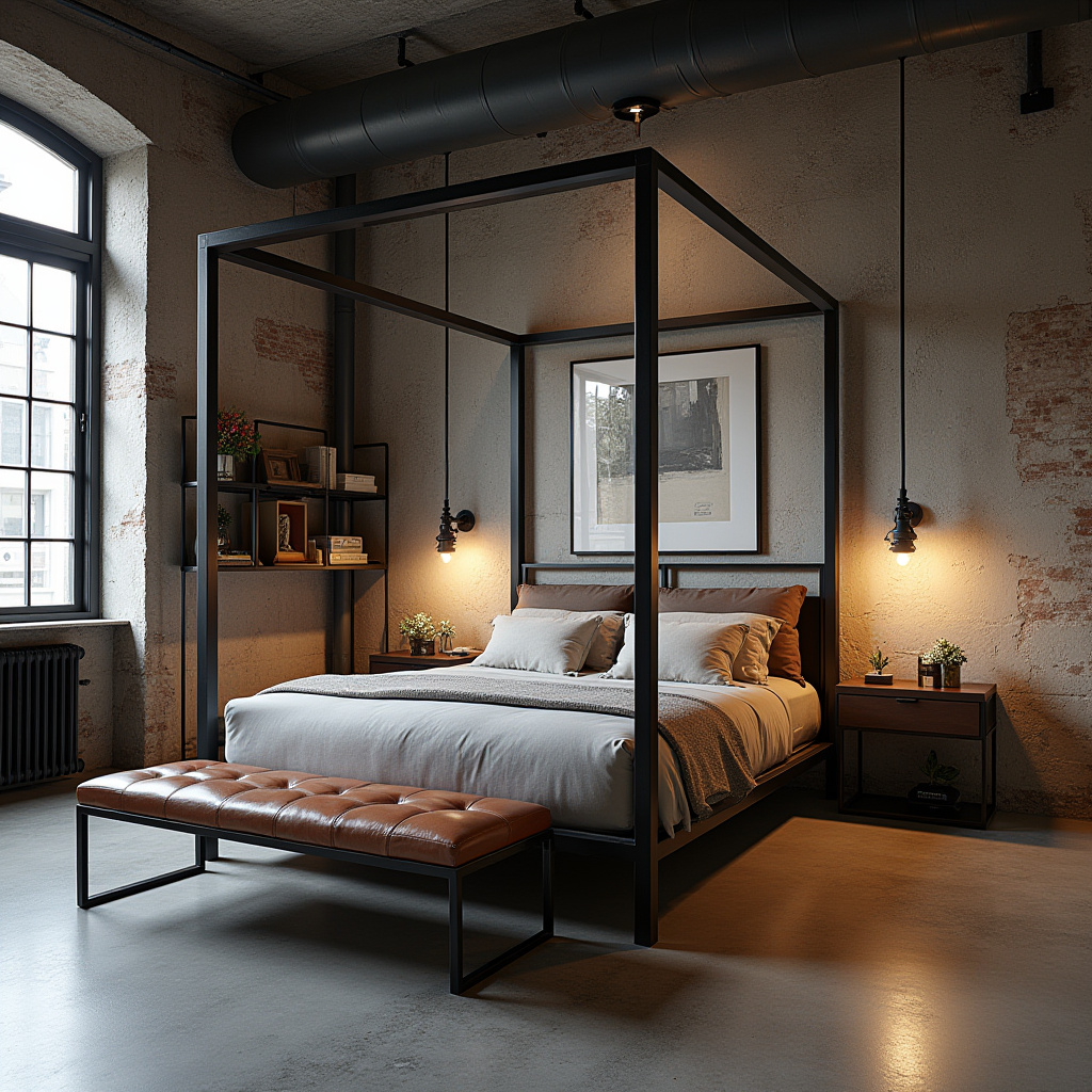 modern loft bedroom 13