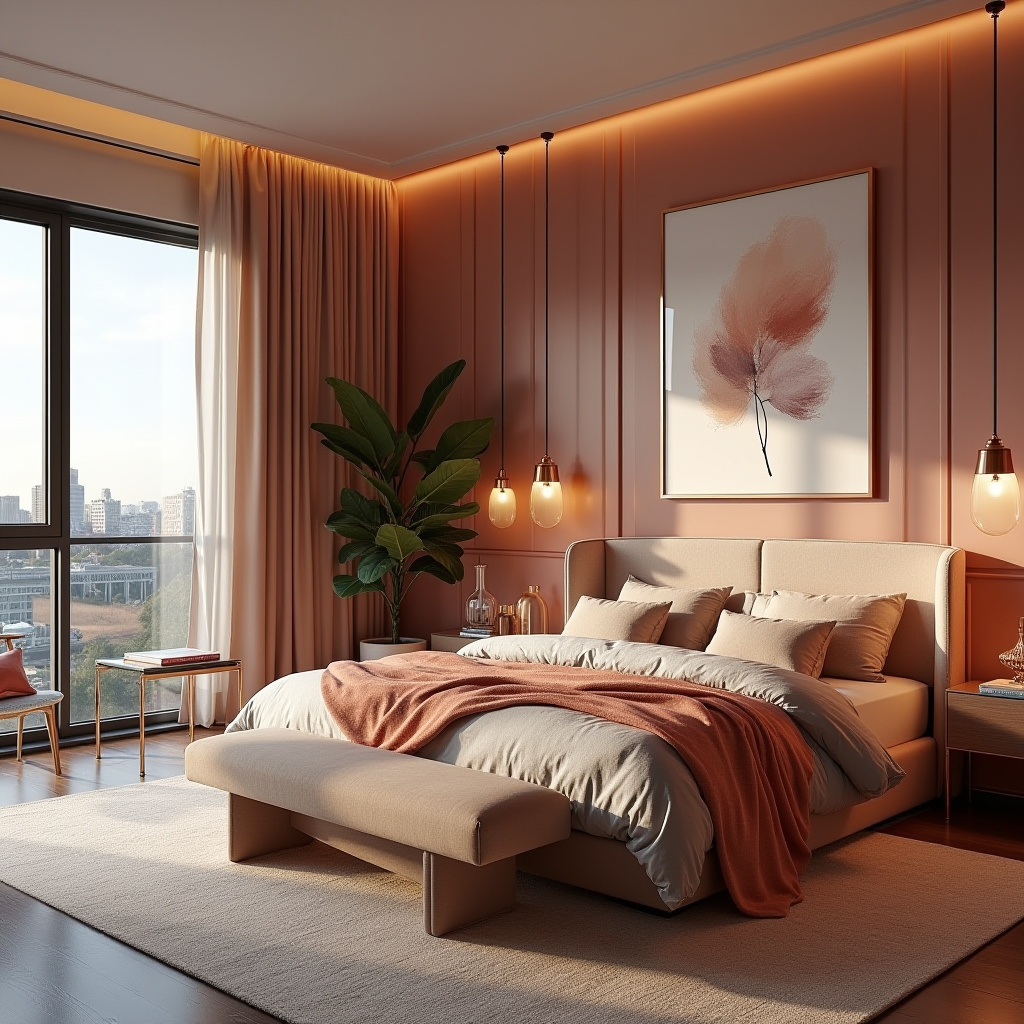 modern loft bedroom 17