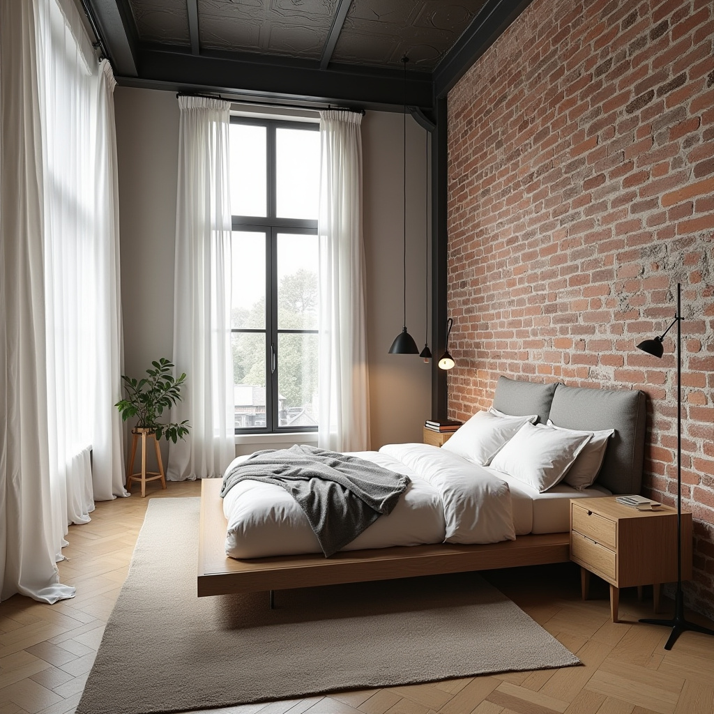 modern loft bedroom 2