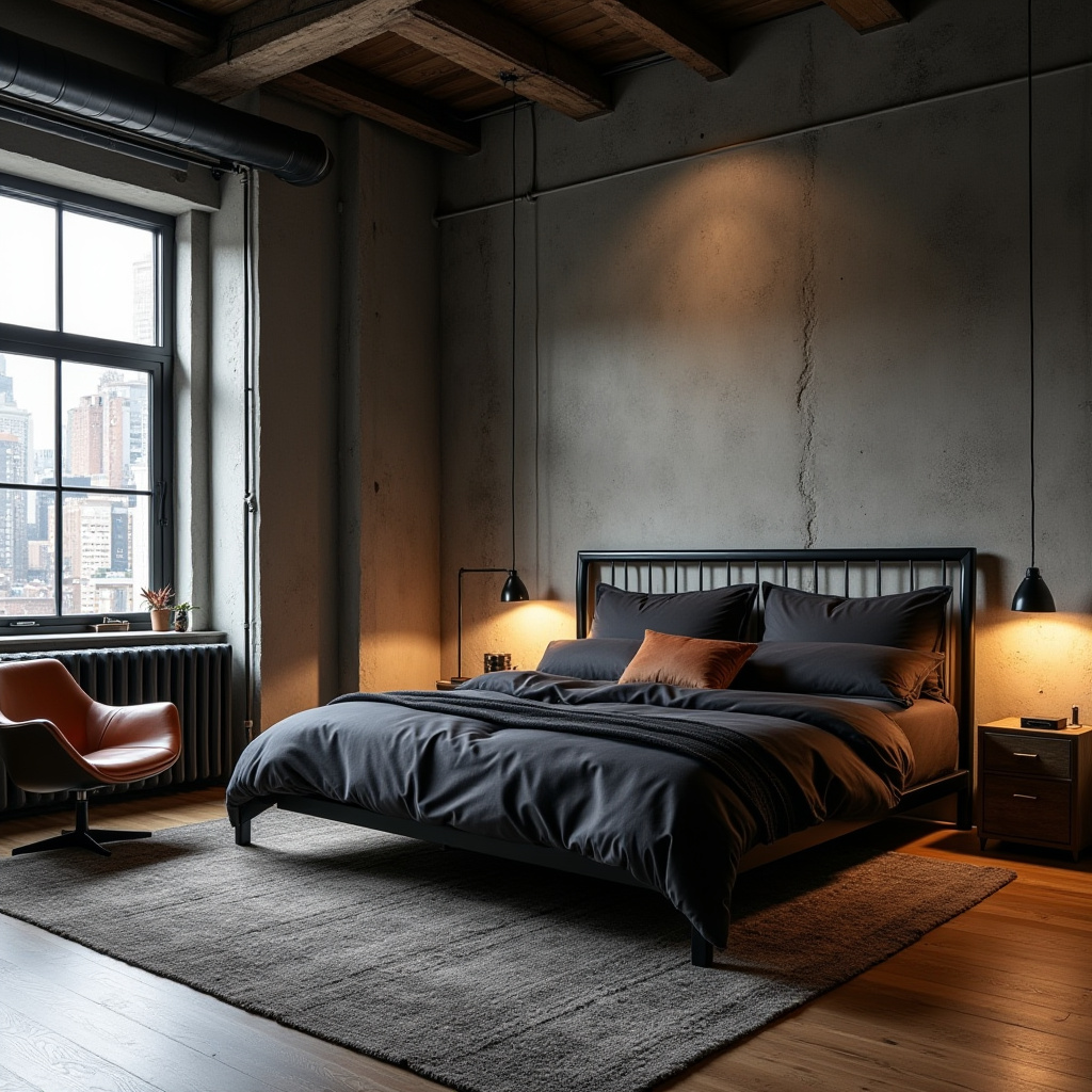 modern loft bedroom 3