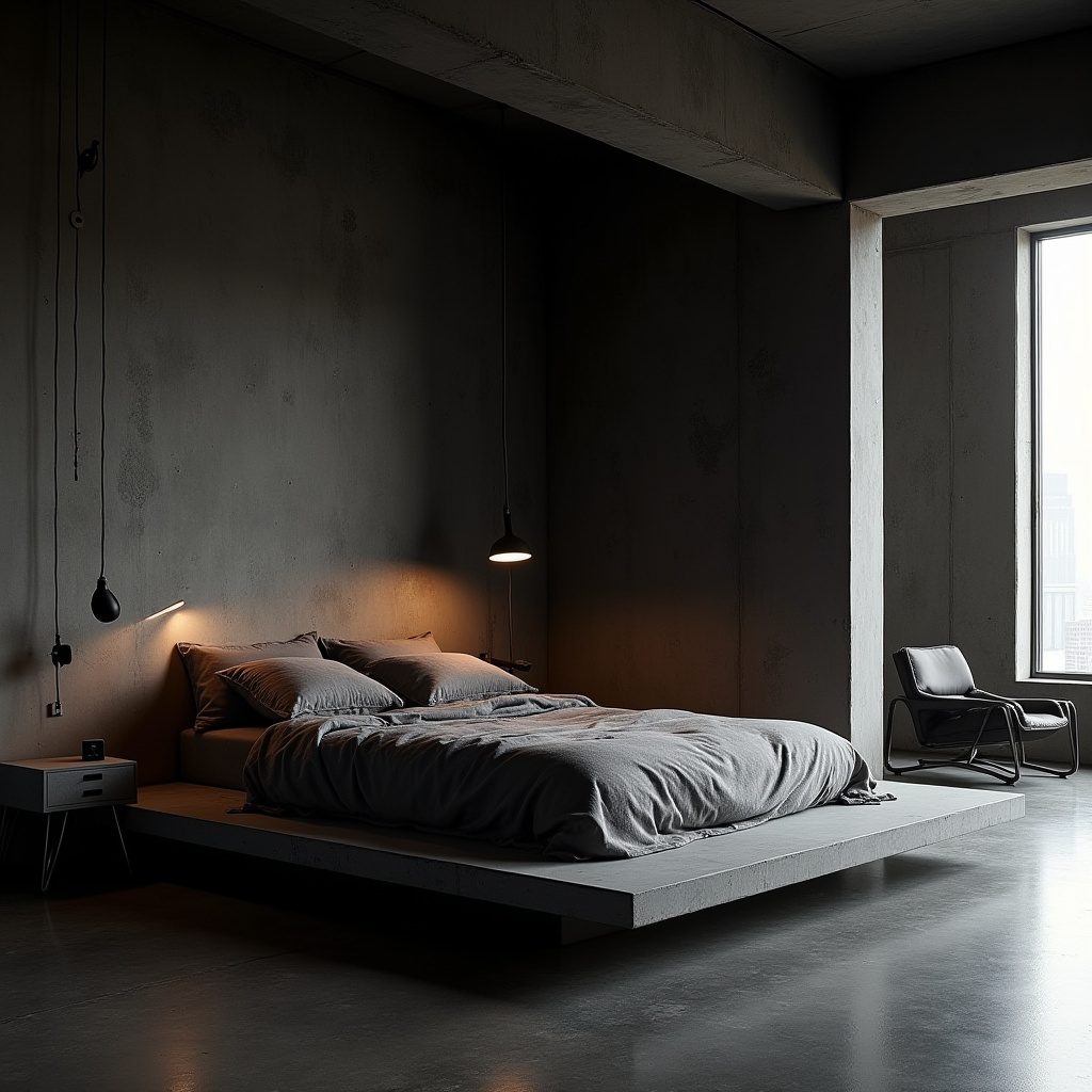 modern loft bedroom 32