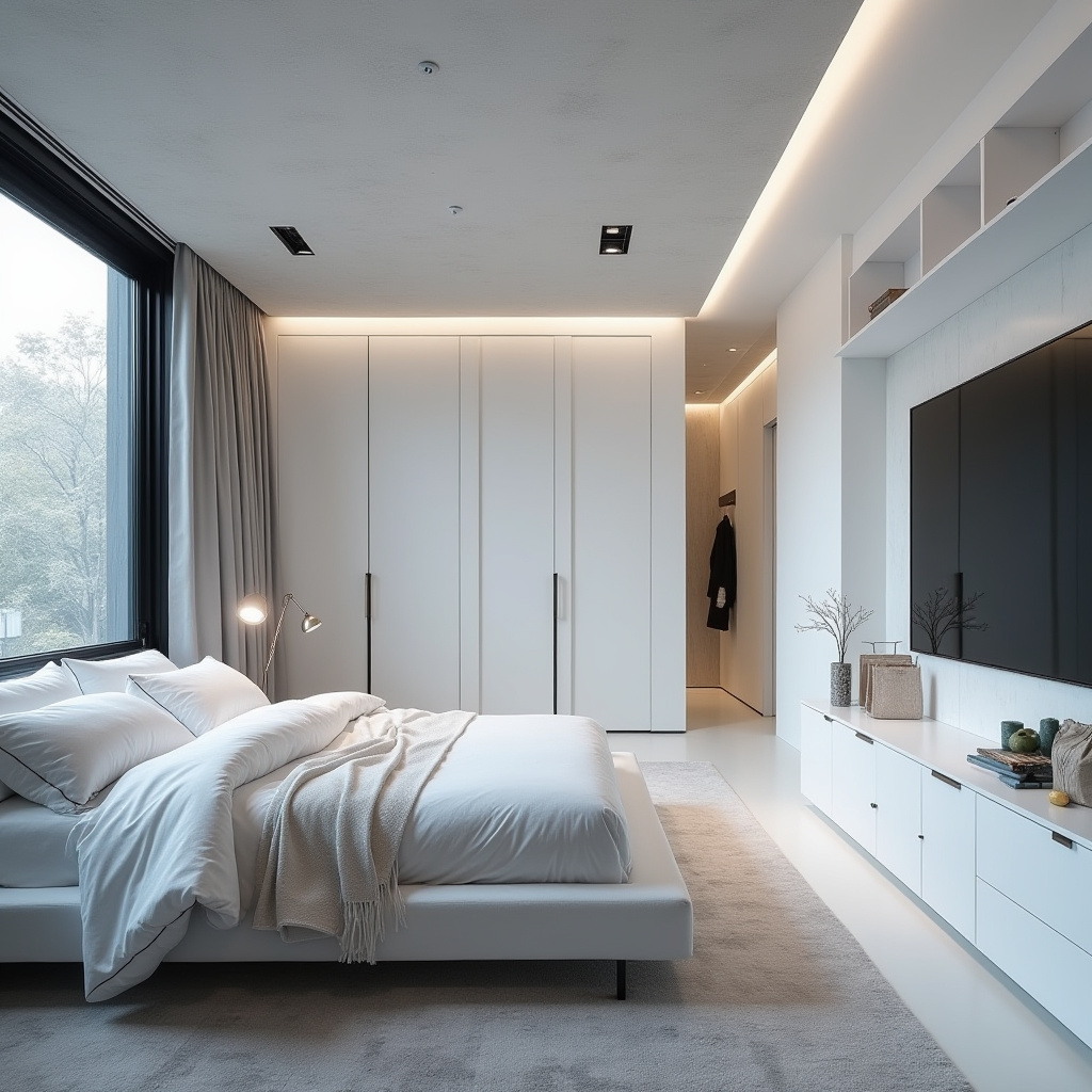 modern loft bedroom 39