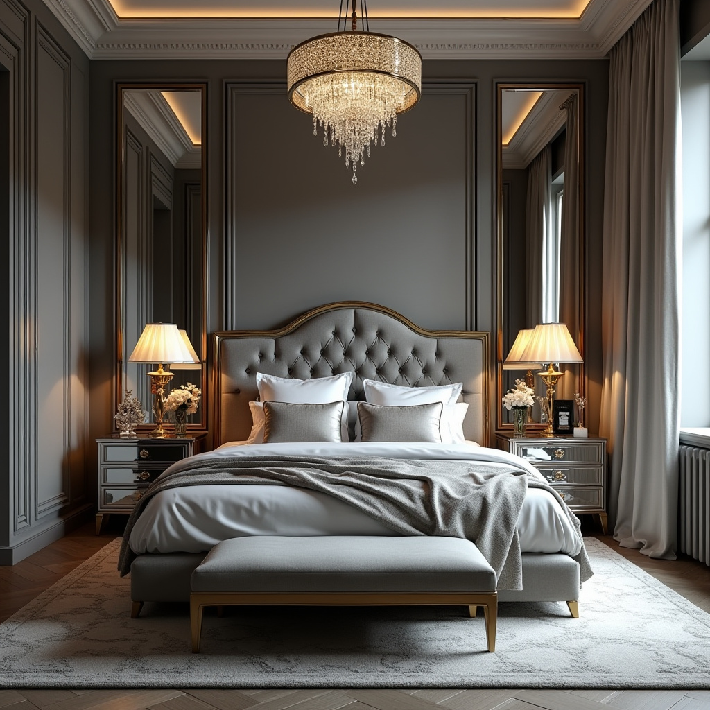 modern luxury grey bedroom ideas 10