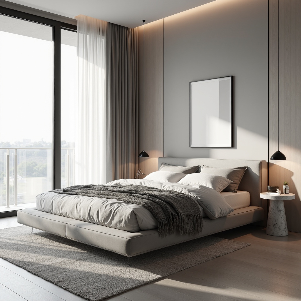 modern luxury grey bedroom ideas 2