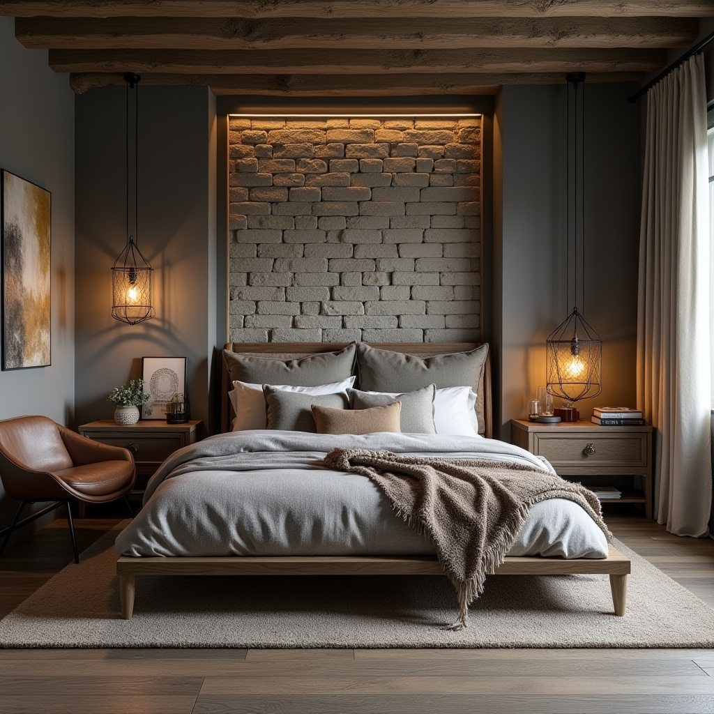 modern luxury grey bedroom ideas 22