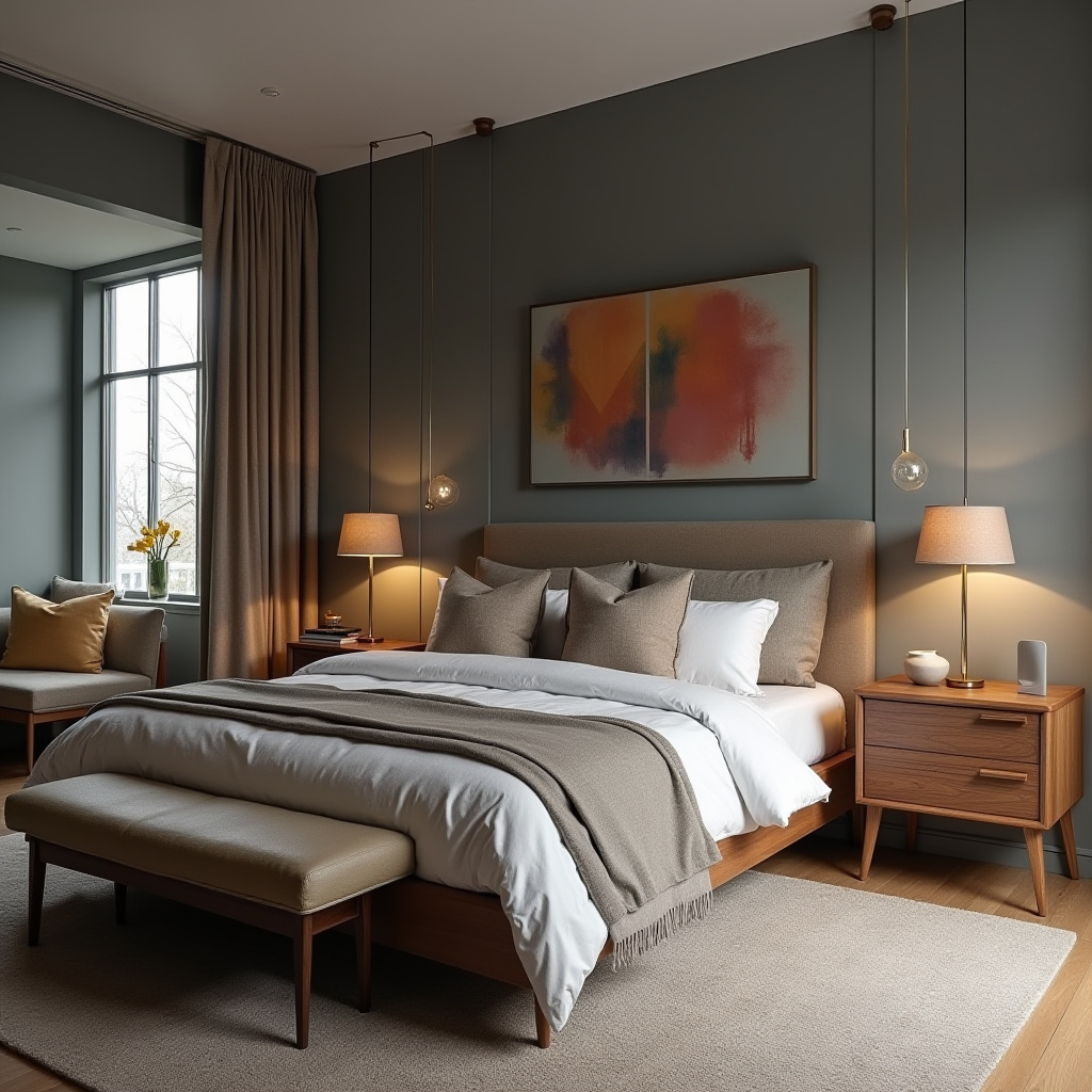 modern luxury grey bedroom ideas 24