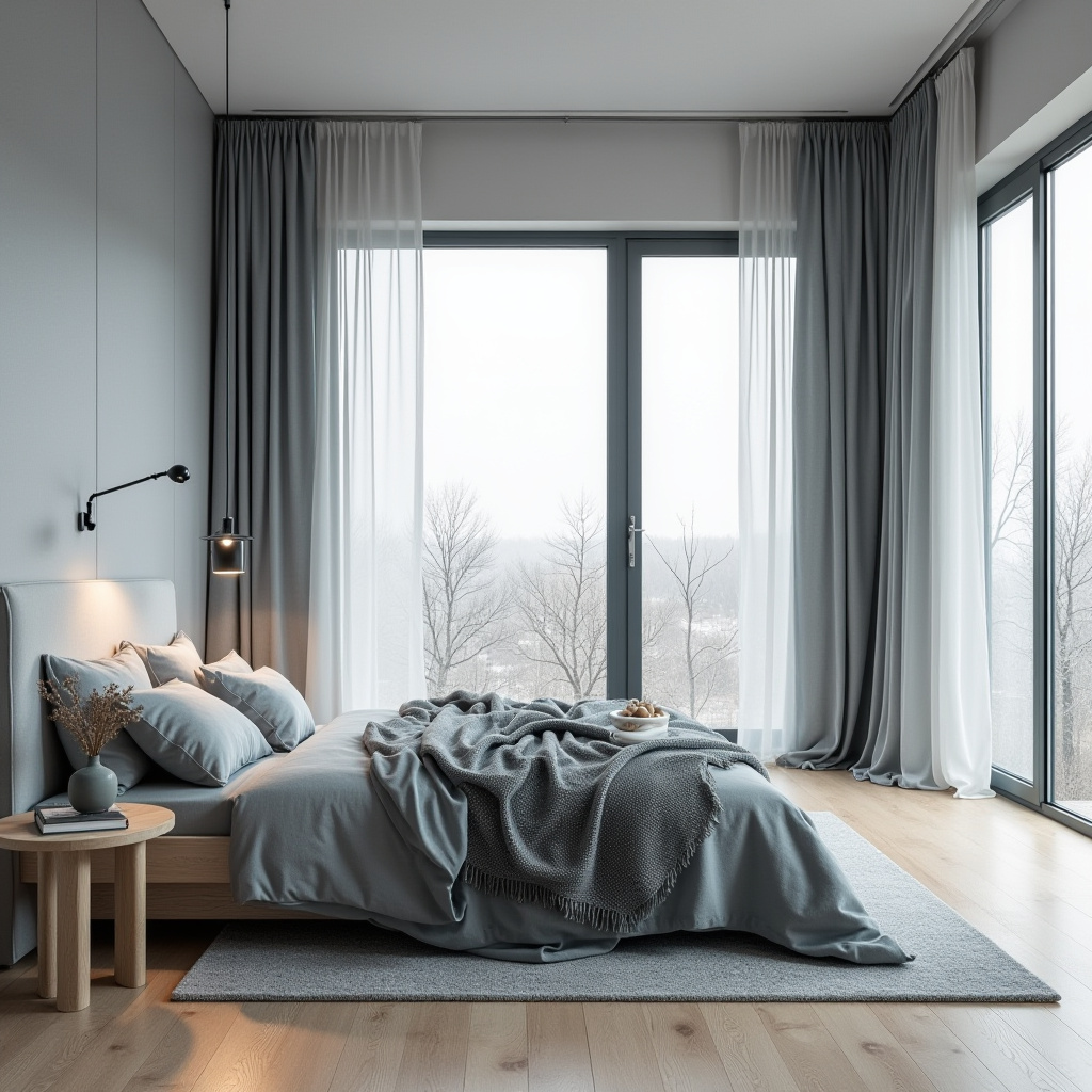 modern luxury grey bedroom ideas 38