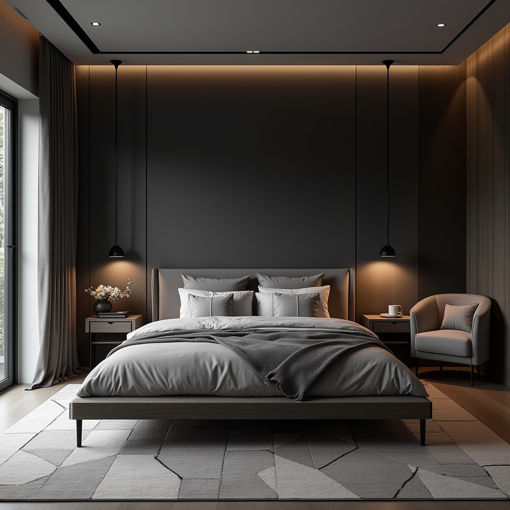 modern luxury grey bedroom ideas 4