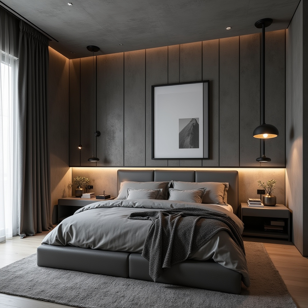 modern luxury grey bedroom ideas 5