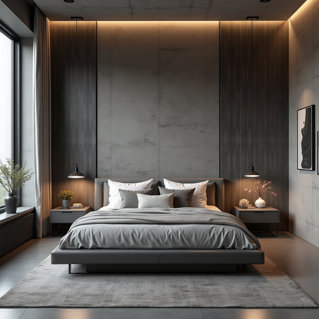 modern luxury grey bedroom ideas 6