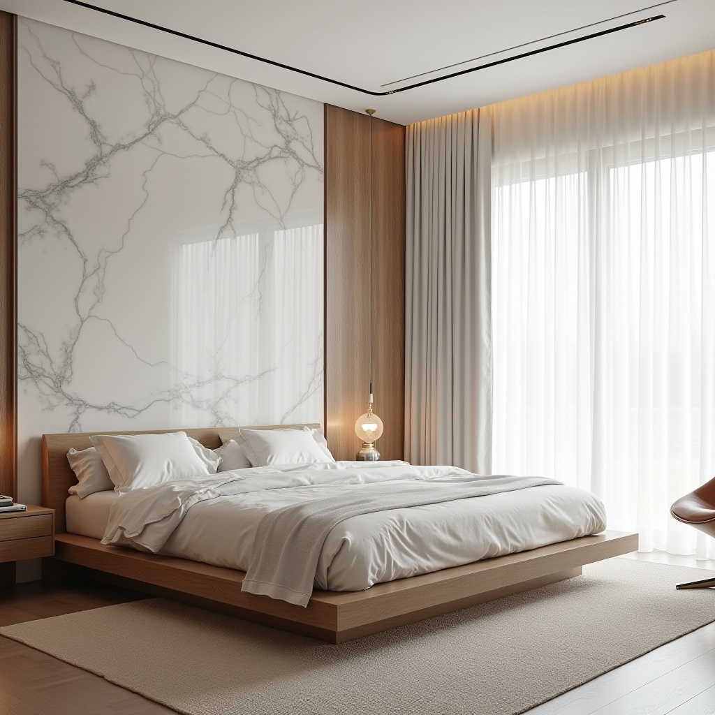 modern luxury master suite bedroom design 2