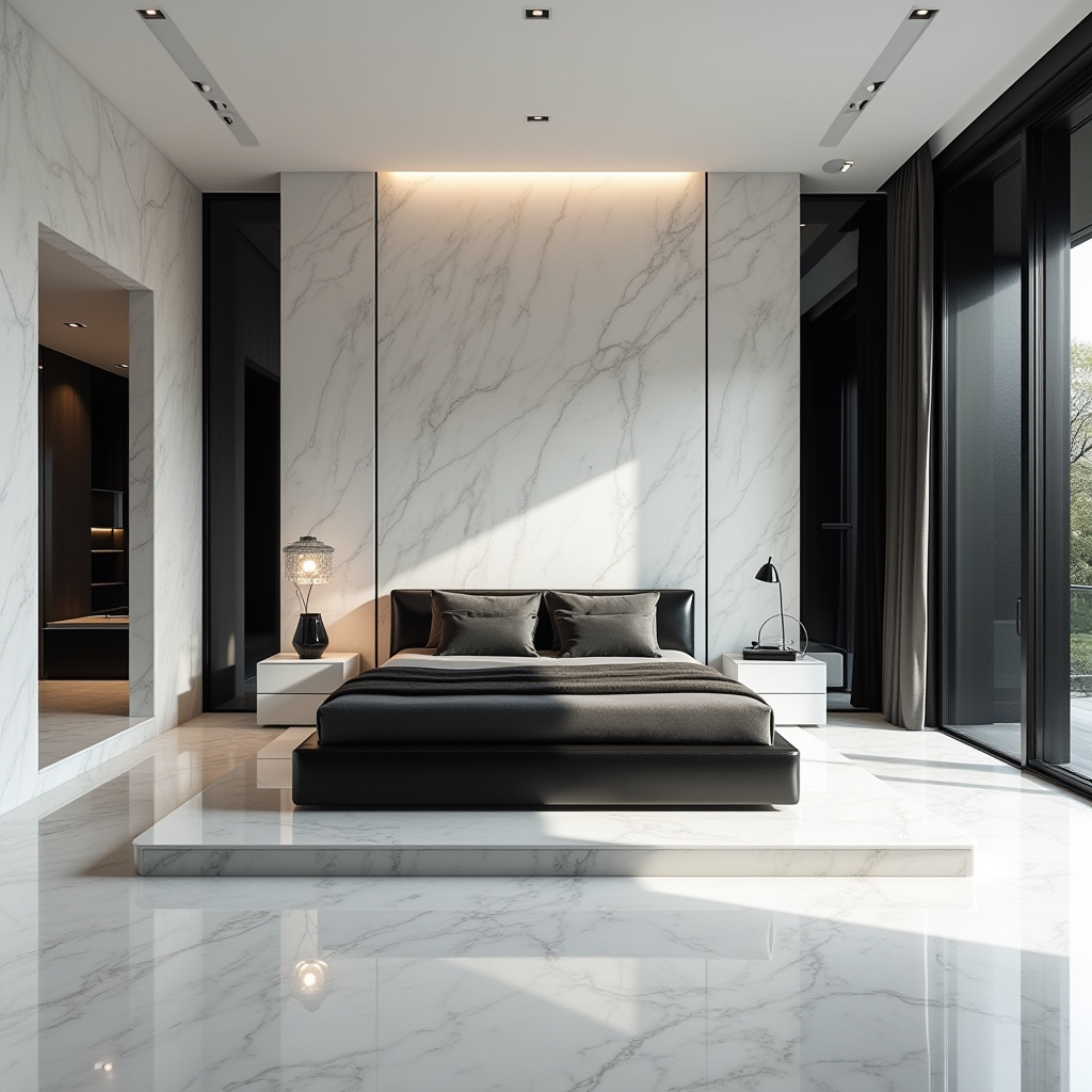 modern luxury master suite bedroom design 25