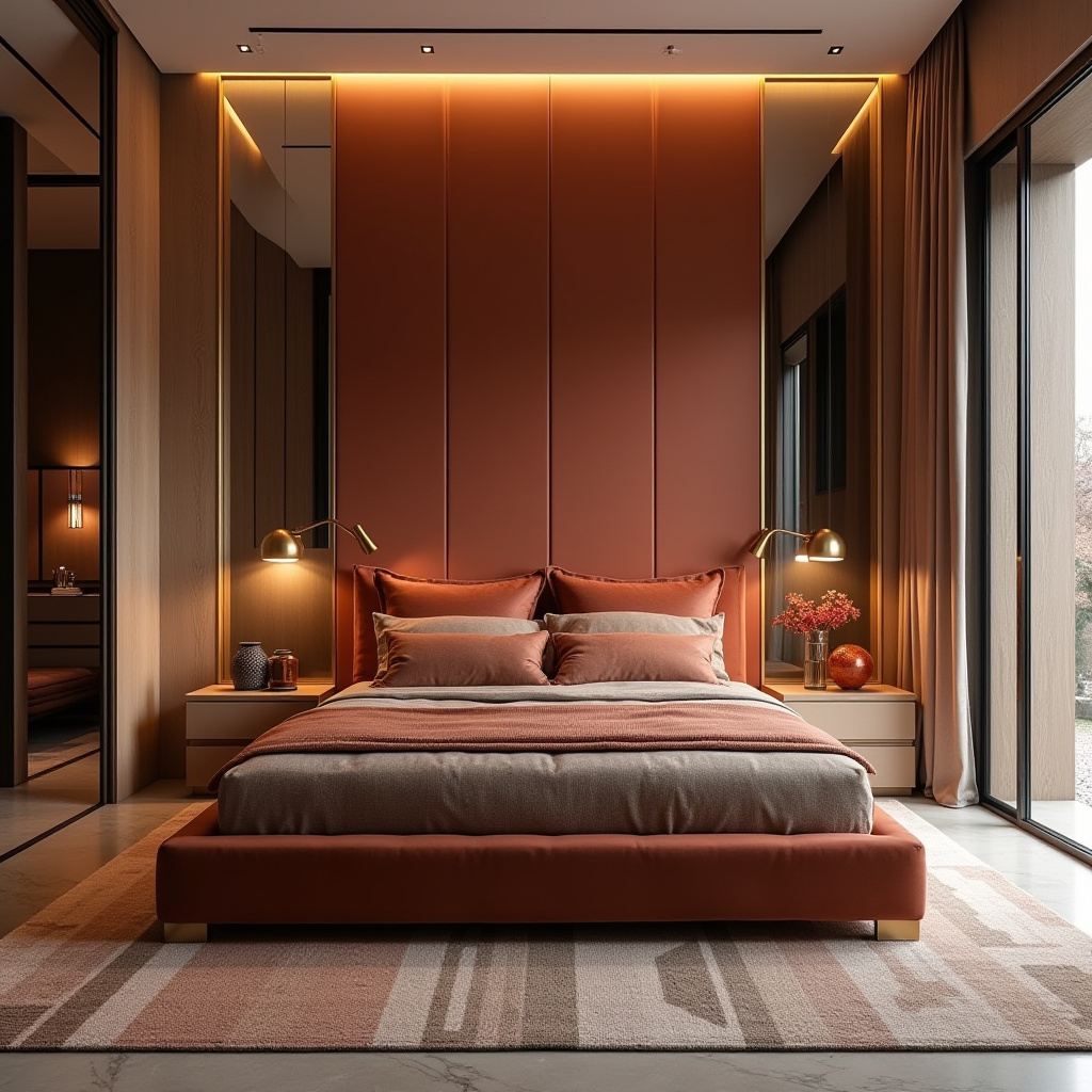 modern luxury master suite bedroom design 4