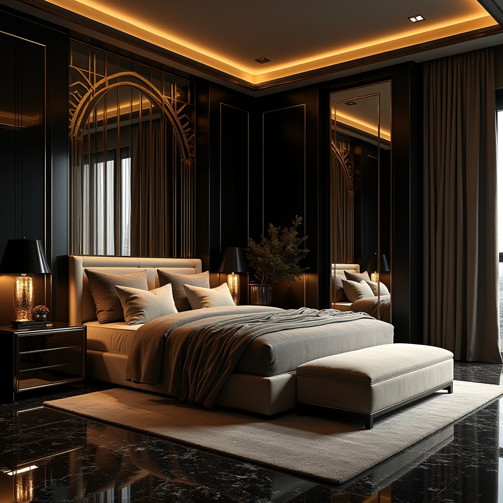modern luxury master suite bedroom design 8