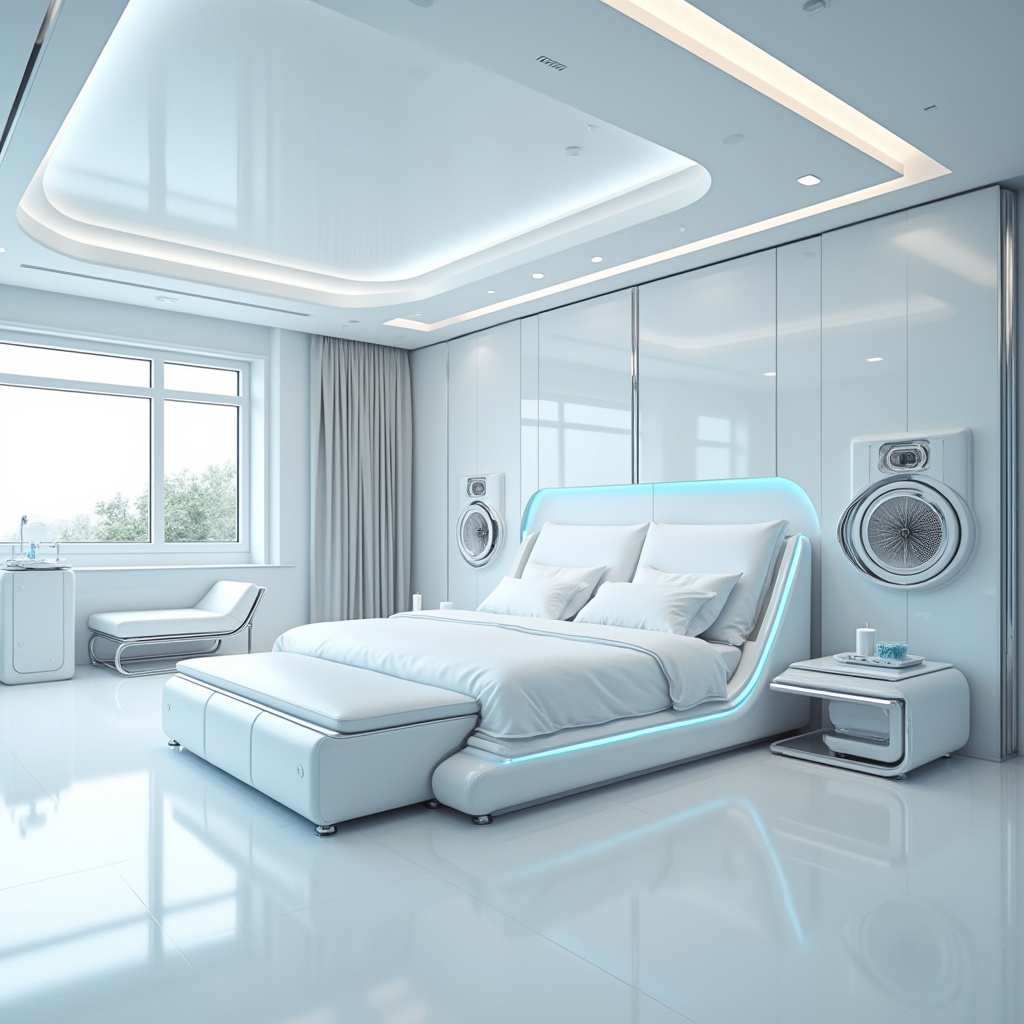 modern luxury master white bedroom 12