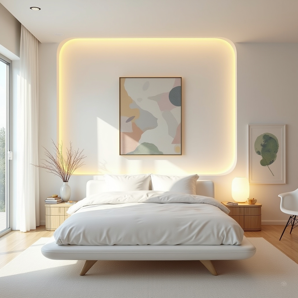 modern luxury master white bedroom 15