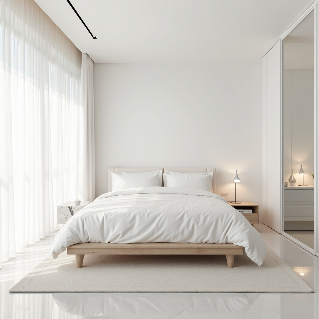 modern luxury master white bedroom 2