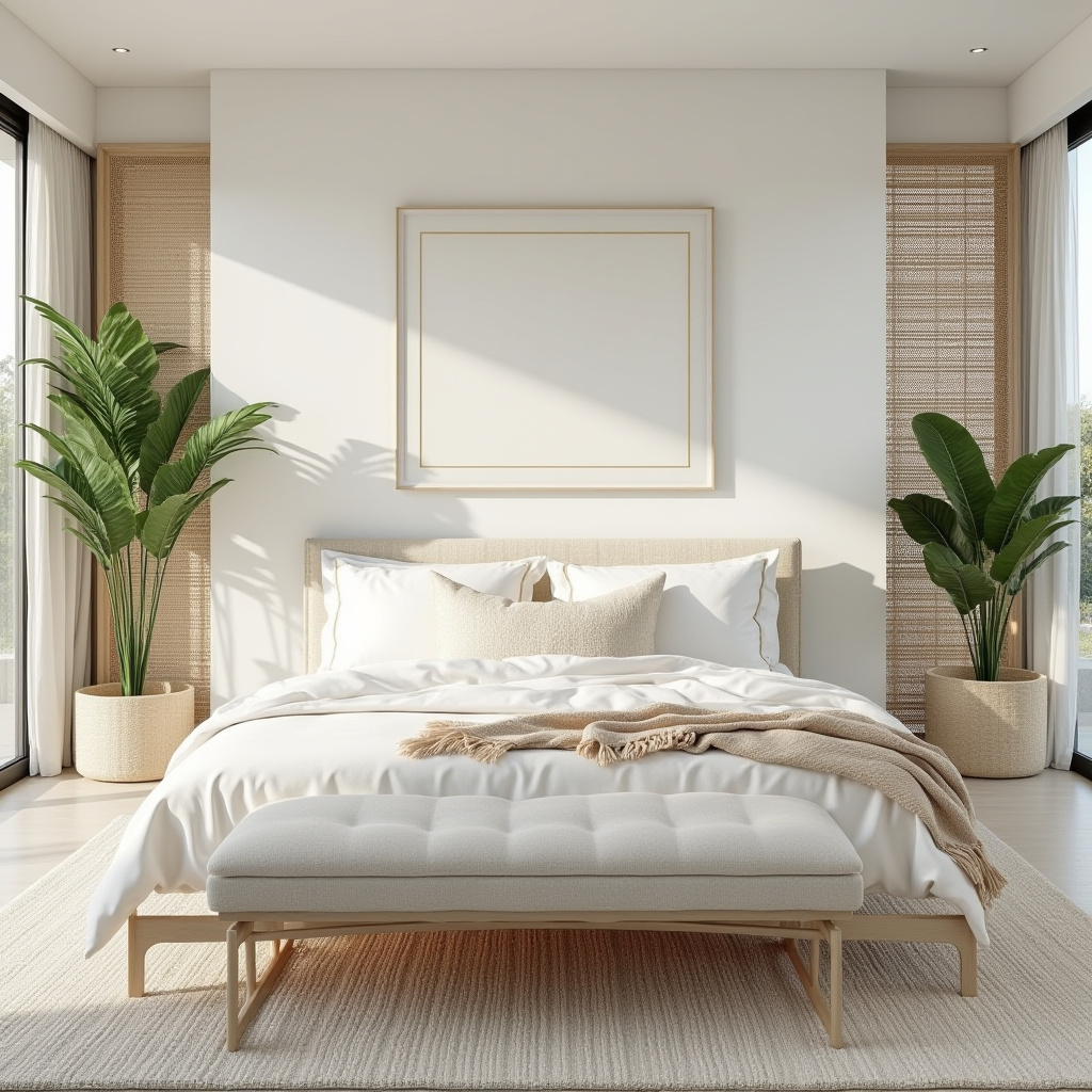 modern luxury master white bedroom 25