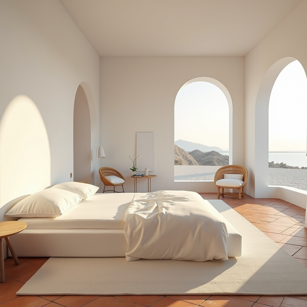 modern luxury master white bedroom 34